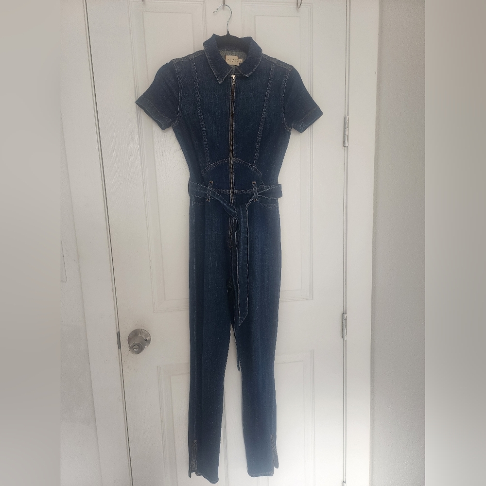 Alice& Olivia‎ denim jumpsuit, size 25